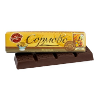 СОРМОВО 50гр*25шт (батончик) помадно-сливоч. начинка Шоколад Кр.Октябрь