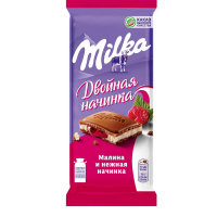 Милка (2слоя) 80гр*20шт (Малина-нежная) ШТУЧНО