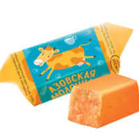 Коровка Молочная 1кг*4уп АЗОВ конфеты 