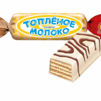 Топленое Молоко 1кг*6упак Славянка конфеты