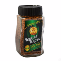 Кофе Черная карта Эксклюзив 95гр СТЕКЛО (12)
