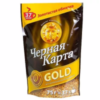 Кофе Черная карта Голд 75гр М/У (12)